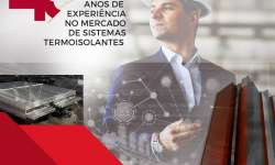 43 anos de experiência no mercado de sistemas termoisolantes